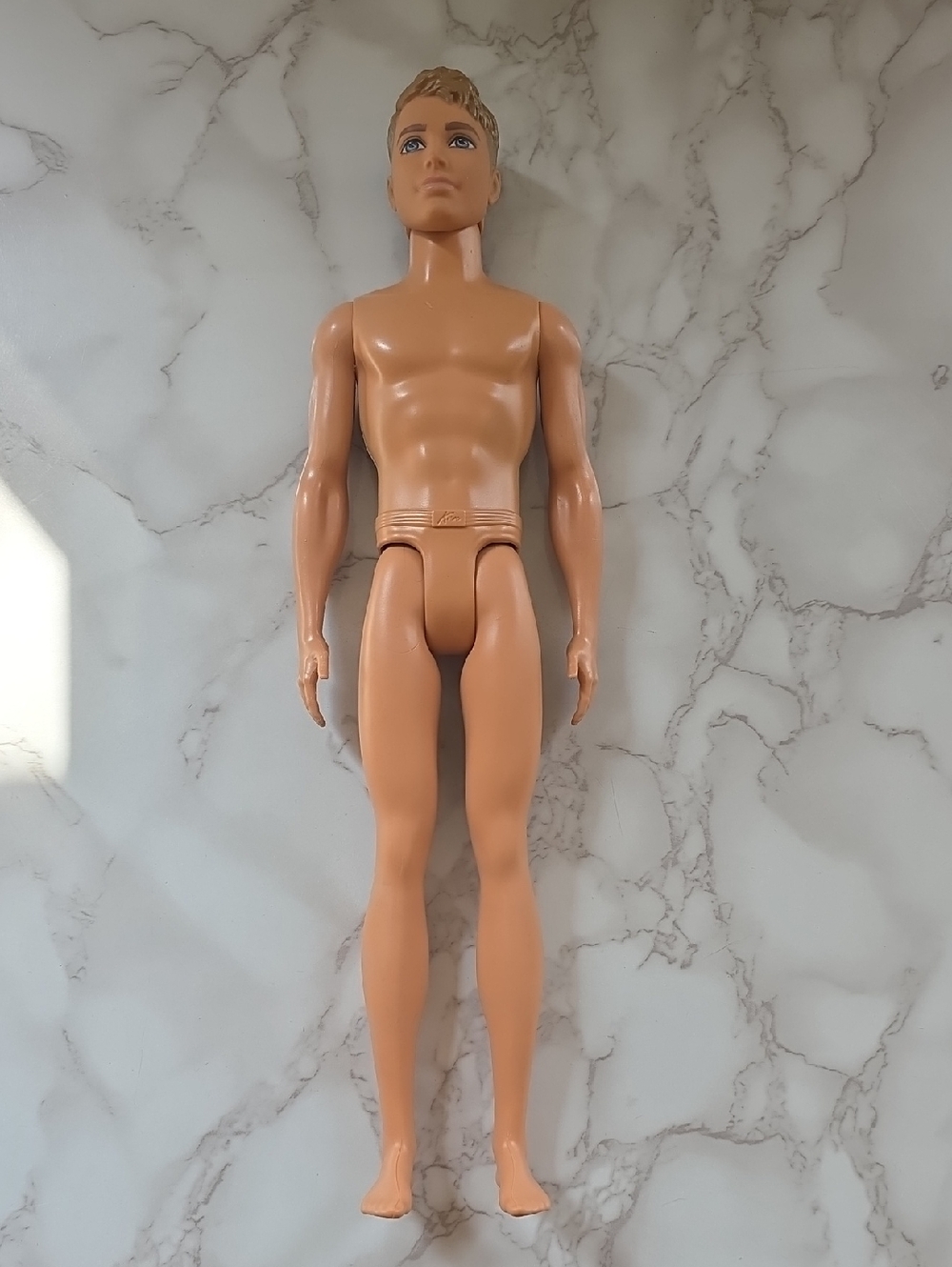 Mattel Ken Barbie 2016 Doll Blue Eyes Blonde Moulded Hair Nude Doll